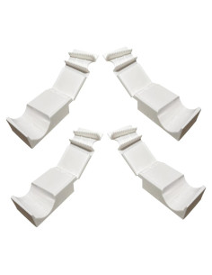 Herramienta para Pelar Mariscos OUNONA 4 Piezas Ergonómica