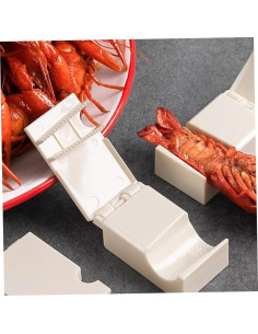 Herramienta para Pelar Mariscos OUNONA 4 Piezas Ergonómica 2