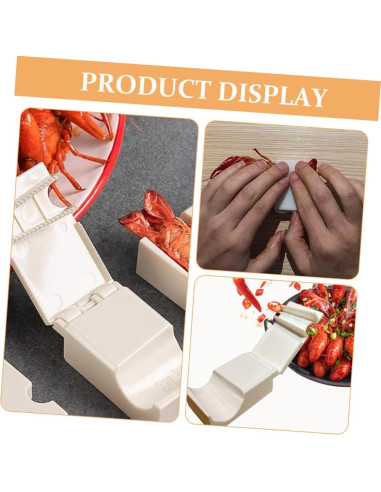 Herramienta para Pelar Mariscos OUNONA 4 Piezas Ergonómica