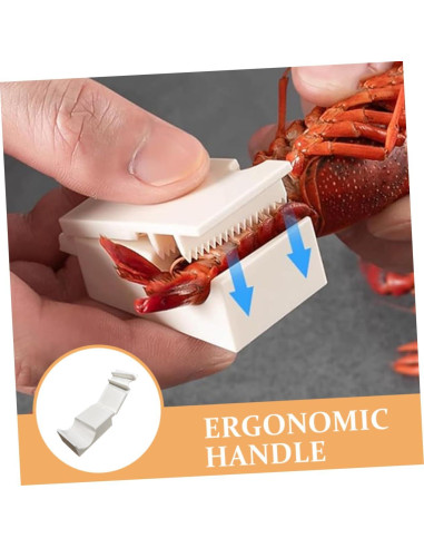 Herramienta para Pelar Mariscos OUNONA 4 Piezas Ergonómica