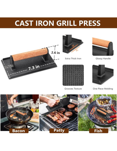 Kit de Accesorios para Plancha Joyfair 25 Piezas BBQ