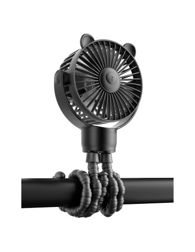 Ventilador Portátil Recargable GOTOTO para Cochecito - 3 Velocidades, 2000mAh