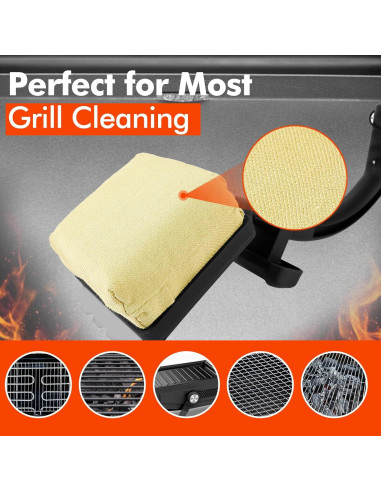 Cepillo Limpiador de Parrilla DR DAPPER B24E1 44.7cm