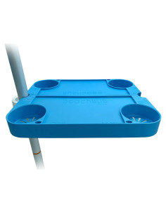 Mesa Tray BeachBUB con 2 Mesas y 4 Soportes para Vasos
