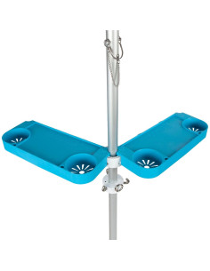Mesa Tray BeachBUB con 2 Mesas y 4 Soportes para Vasos 2