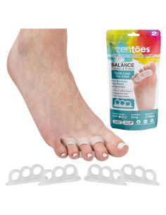 Corrector de Dedo en Martillo ZenToes - Soporte Firme Transparente - Paquete de 4