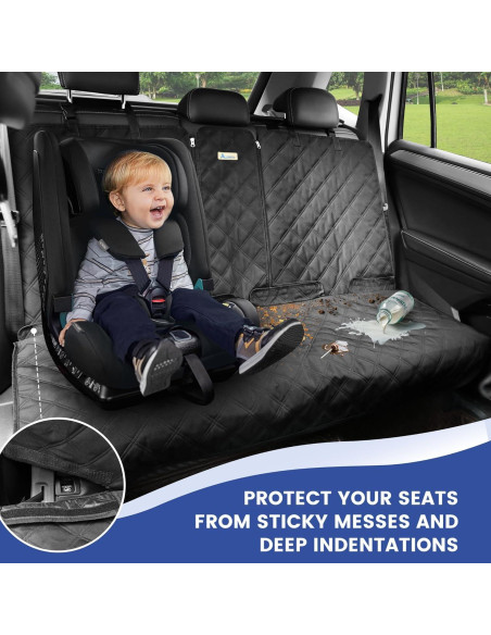 Cubierta de Asiento Trasero ALLANSING Negro 900D Impermeable