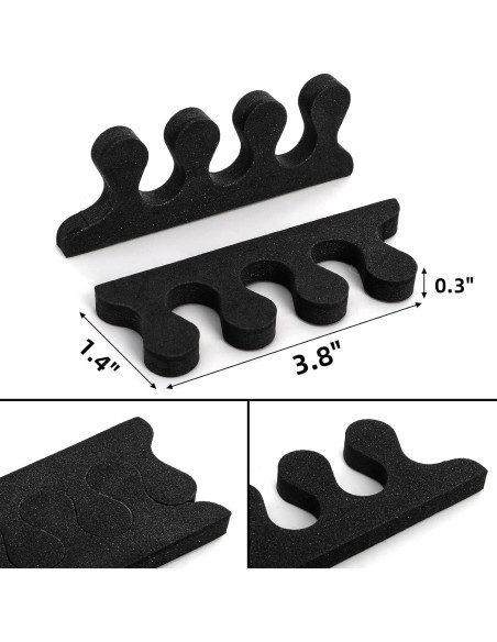 Kit de 600 Separadores de Dedos EVA Covzoe para Pedicura