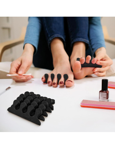 Kit de 600 Separadores de Dedos EVA Covzoe para Pedicura