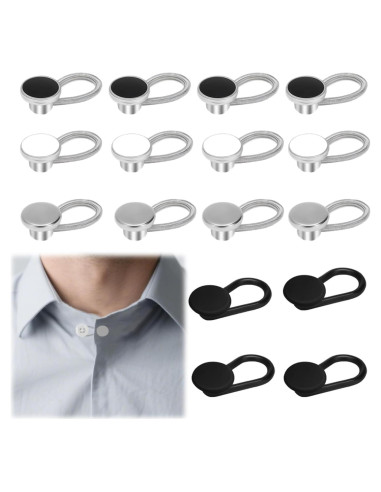 16 Extensores de Cuello para Camisas de Hombre BADAO Ajustables