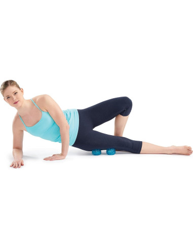 Conjunto de Pelotas Texturizadas Azules OPTP - 8 cm para Masaje