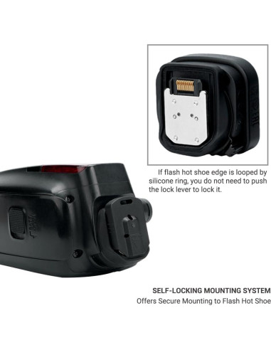 Cubierta de zapata caliente JJC para Canon - 2x cámara y 2x flash