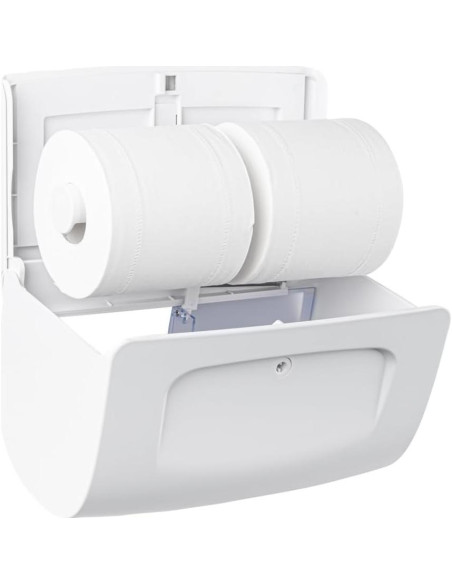 Dispensador de Papel Higiénico Clean Tek Professional Doble Rollo