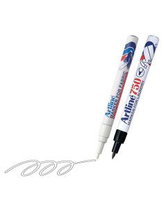 Marcadores Indelebles para Tela Artline EKC-1 y EK-750 - Paquete de 2