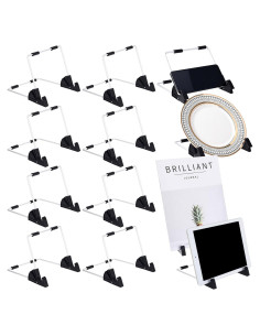 Soporte de Exhibición de Libros Metal Blulu 12 Pzas 16.5x15.5cm