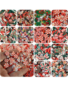 Chispas Falsas de Navidad LIKETURE 180g 12 Botellas Multicolor 2