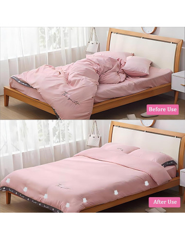 20 Clips para Edredón Conejo Blanco Naturahand - Sujeción Segura