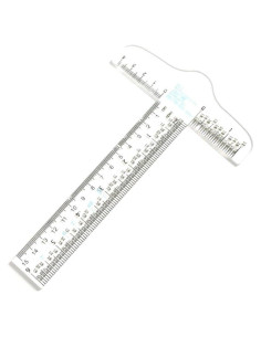 Regla T Acrílica Transparente 15.24 cm - Jowxsx, Dibujo Preciso