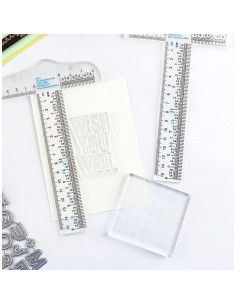 Regla T Acrílica Transparente 15.24 cm - Jowxsx, Dibujo Preciso 2