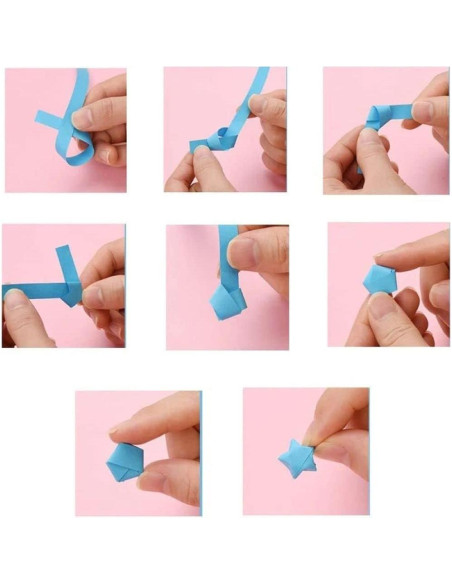 540 Hojas Papel de Origami Colorido 27 Colores para Manualidades