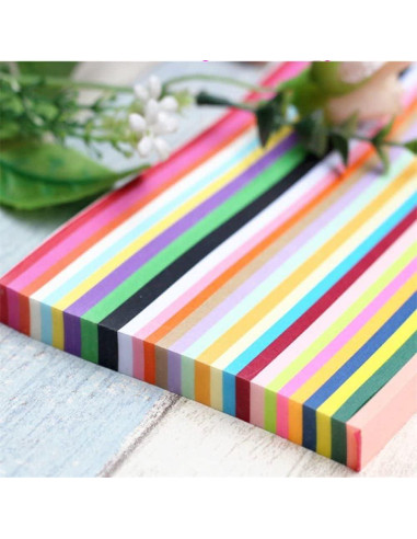 540 Hojas Papel de Origami Colorido 27 Colores para Manualidades