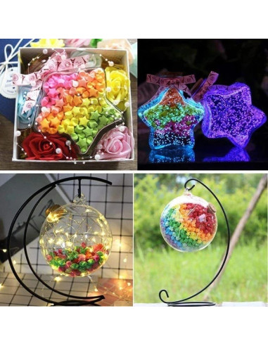 540 Hojas Papel de Origami Colorido 27 Colores para Manualidades