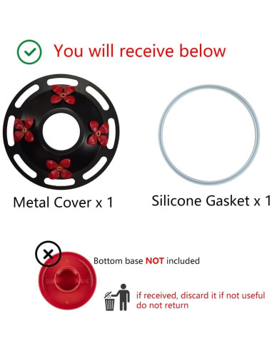 Tapa de Metal Repuesto para Alimentador de Colibrí HOLAHOMA