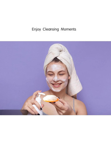 Esponja Exfoliante Facial de Lufa Natural ZOHCAJBO - 4 Piezas