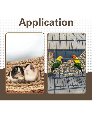 Alfombra de Hierba Marina para Aves XiyaxiVici 52 x 20 cm