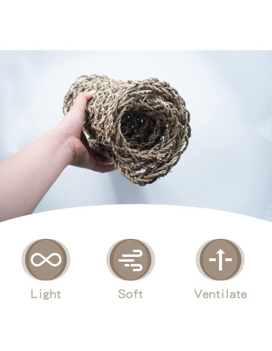 Alfombra de Hierba Marina para Aves XiyaxiVici 52 x 20 cm