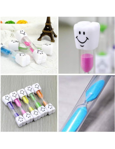 Reloj de Arena para Niños HOSTK - Temporizador 2 Minutos 7 Piezas 2