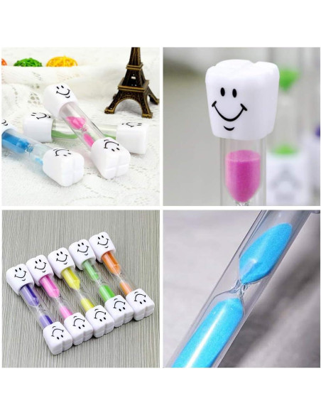 Reloj de Arena para Niños HOSTK - Temporizador 2 Minutos 7 Piezas