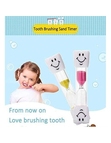 Reloj de Arena para Niños HOSTK - Temporizador 2 Minutos 7 Piezas