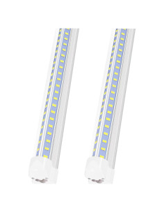 Luces de Taller LED AQIQUUT 4FT 50W 7000LM Paquete de 2