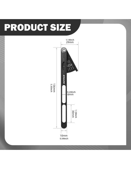 Indicador de Desgaste de Cadena de Bicicleta Colaxi - Multifuncional