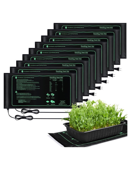 Almohadilla Térmica ROCEEI para Plántulas 10 Unidades 25x53 cm