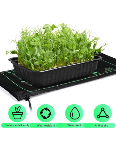 Almohadilla Térmica ROCEEI para Plántulas 10 Unidades 25x53 cm