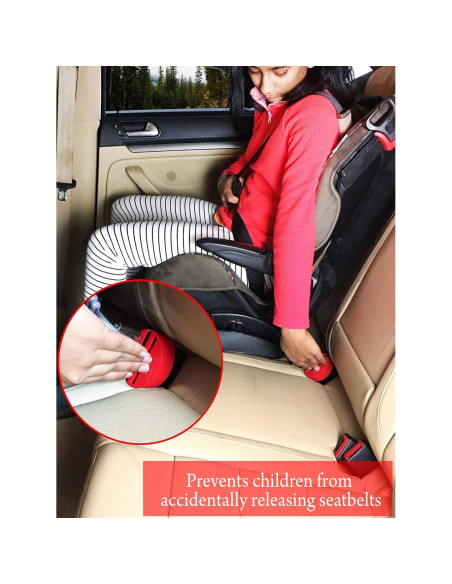 Eztotz BuckleShield - Cubierta de bloqueo cinturón seguridad niños