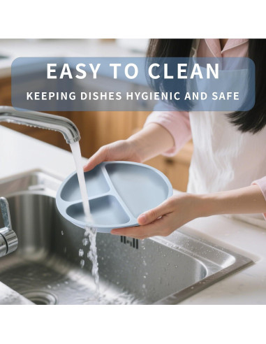 Juego de Alimentación Silicona Bebés Orghcyi 6 Piezas BPA Libre