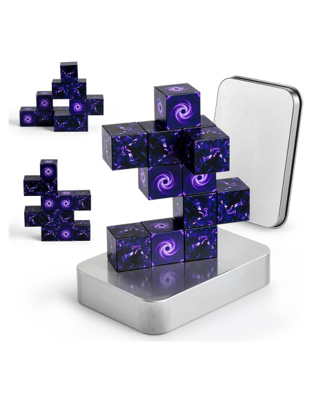 Bloques de Construcción Magnéticos 3 Nutrias 12 Piezas Portal