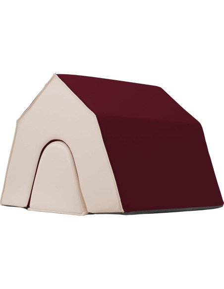 Escalador de Espacio de Juego SoftScape FDP 3 Piezas Burdeos