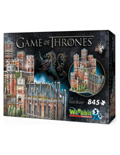 Rompecabezas 3D Wrebbit3D Red Keep Juego de Tronos 845 Piezas