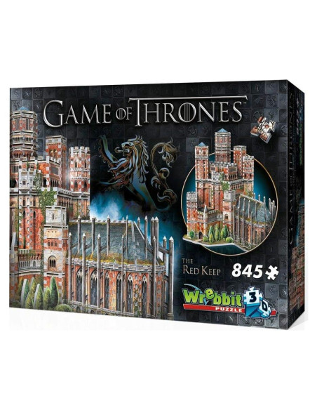 Rompecabezas 3D Wrebbit3D Red Keep Juego de Tronos 845 Piezas