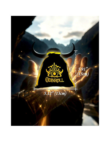 Juego de Dados Poliedricos ODINROLL 35 Piezas D&D RPG