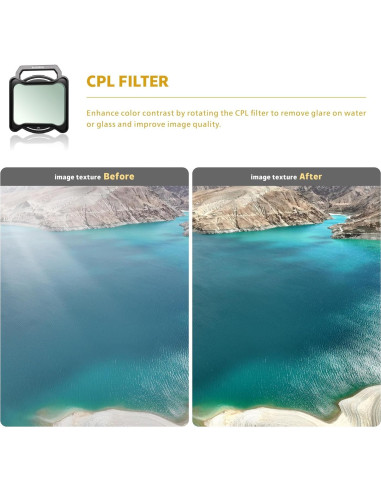 Juego de Filtros ND UV CPL para Drones DJI O4 Air Unit AVATA