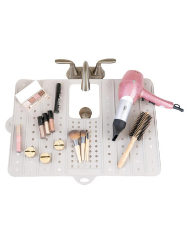 Alfombrilla de Fregadero Plegable Landora & Leaf Gris 44cm