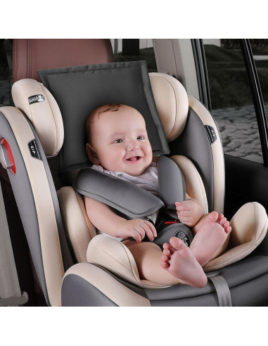 Cubierta de Asiento de Coche Sprouterie 2pcs Satén Rosa Negro