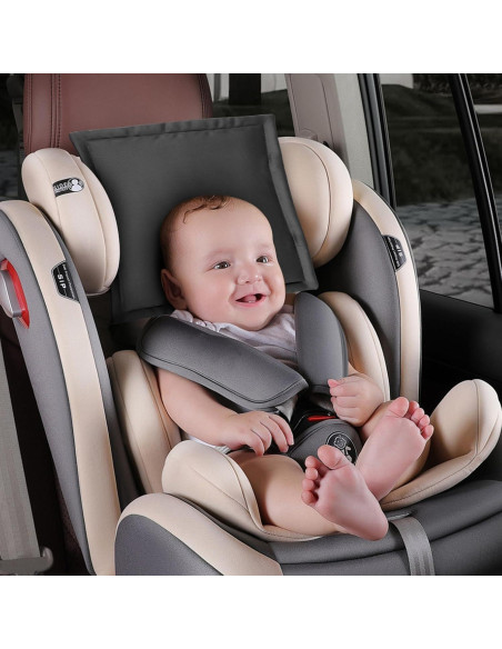 Cubierta de Asiento de Coche Sprouterie 2pcs Satén Rosa Negro