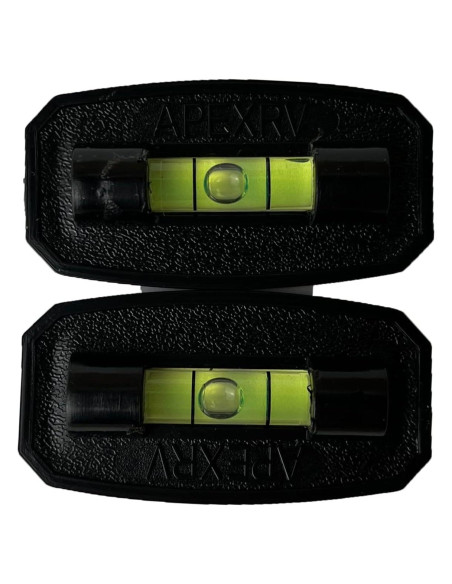 Nivel de Burbuja Autoadhesivo APEX RV 2 Piezas Negro