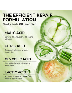 Máscara Exfoliante para Pies LANBENA Aloe Vera - 2 Pares 2